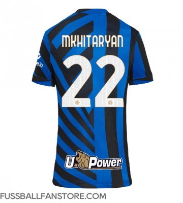 Inter Milan Henrikh Mkhitaryan #22 Replik Heimtrikot Damen 2024-25 Kurzarm